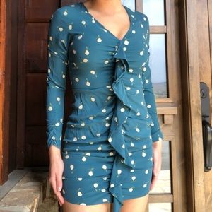 Intermix Adrienne Floral Mini Dress